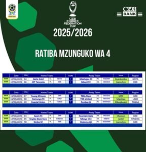 Ratiba ya CRDB Federation Cup 2025/2026
